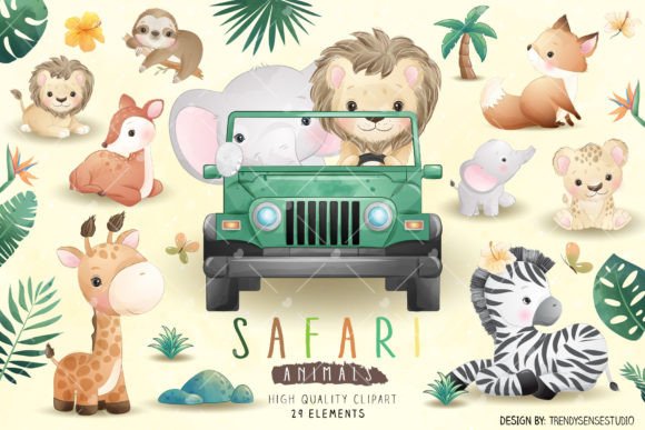 Adorable Safari Animals Collection for Creatives