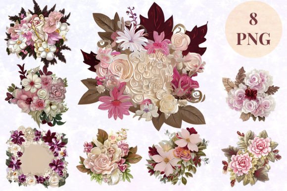 Flowers Floral 14 Clipart PNG: A Versatile Digital Asset for Modern Creators