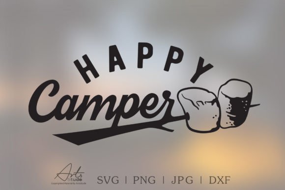 Happy Camper SVG, Love Camping SVG PNG