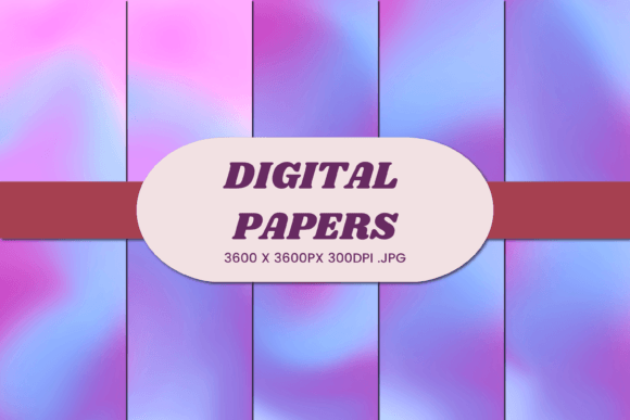 Pastel Gradient Liquid 3 Digital Paper: A Versatile Asset for Modern Creators