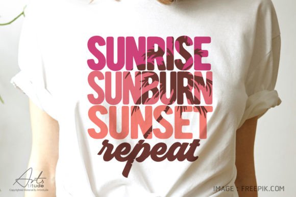 SUNRISE SUNBURN SUNSET, Summer PNG File