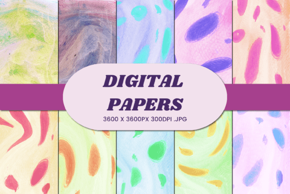 Watercolor Abstract 22 Digital Paper: A Versatile Asset for Modern Creators