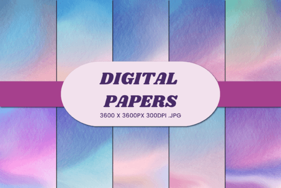 Watercolor Abstract 45 Digital Paper: A Strategic Asset for Creative Business Growth