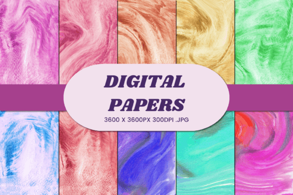 Watercolor Abstract 51 Digital Paper: A Practical Guide to Elevating Your Designs