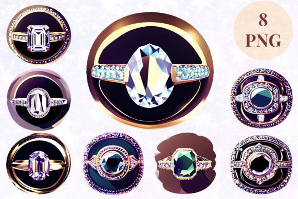 Wedding Ring 17 Clipart PNG: Elevate Your Creative Projects