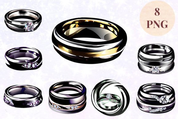 Wedding Ring 70 Clipart PNG: The Ultimate Digital Asset for Creative Projects